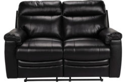 Collection New Paolo Regular Manual Recliner Sofa - Black